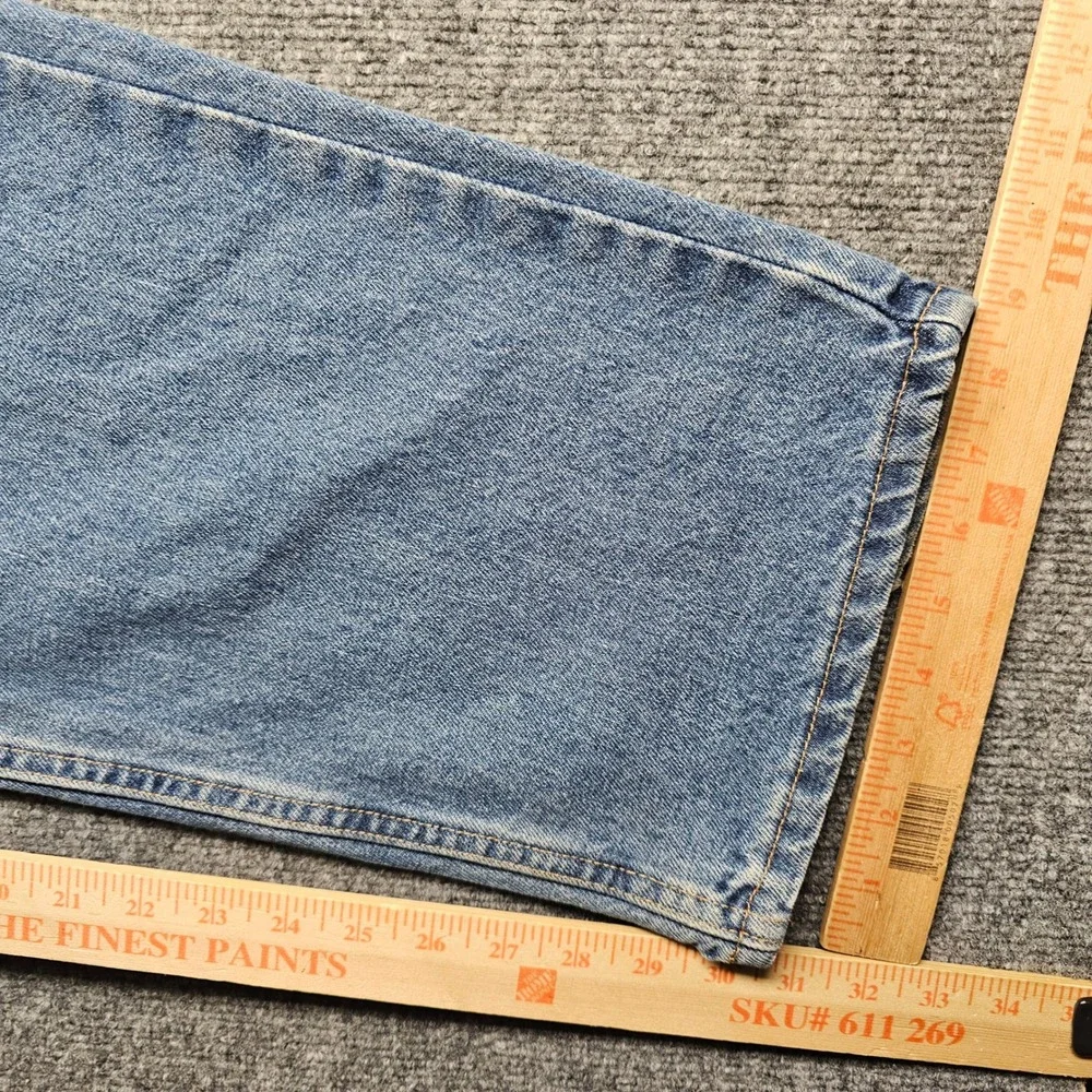 Levis 569 Loose Straight Fit Jeans Mens 36x30 Blue Denim Made in USA Vintage